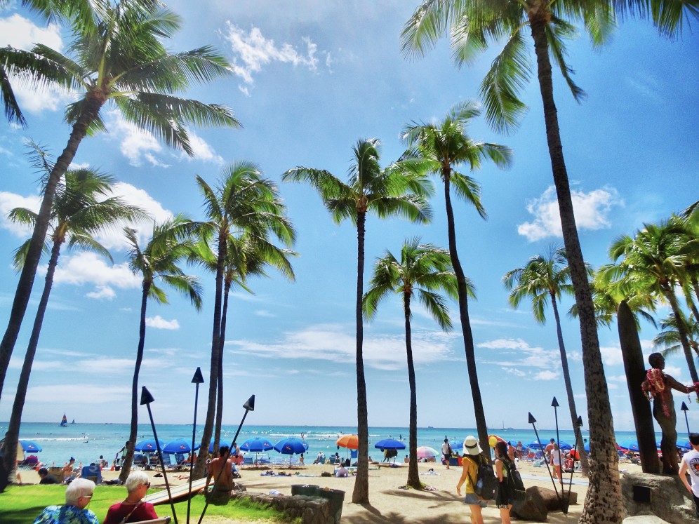 Honolulu - die Hauptstadt des US-Bundesstaates Hawaii 